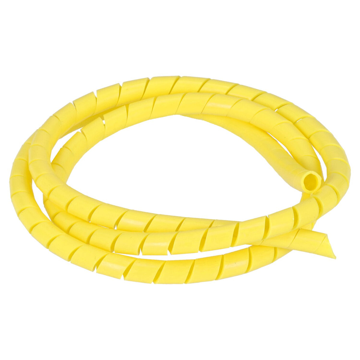 Standard Spiral wrap wiring loom - 1/2" dia - Yellow - 5 stk