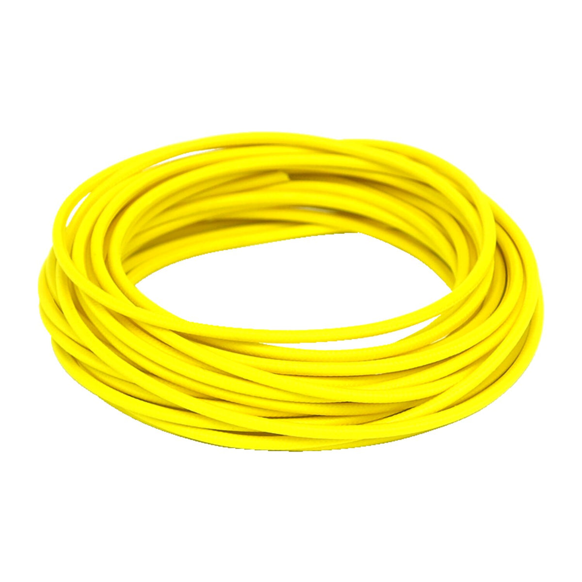 MCS Classic cloth covered wiring 25ft - roll - Yellow - 25 stk