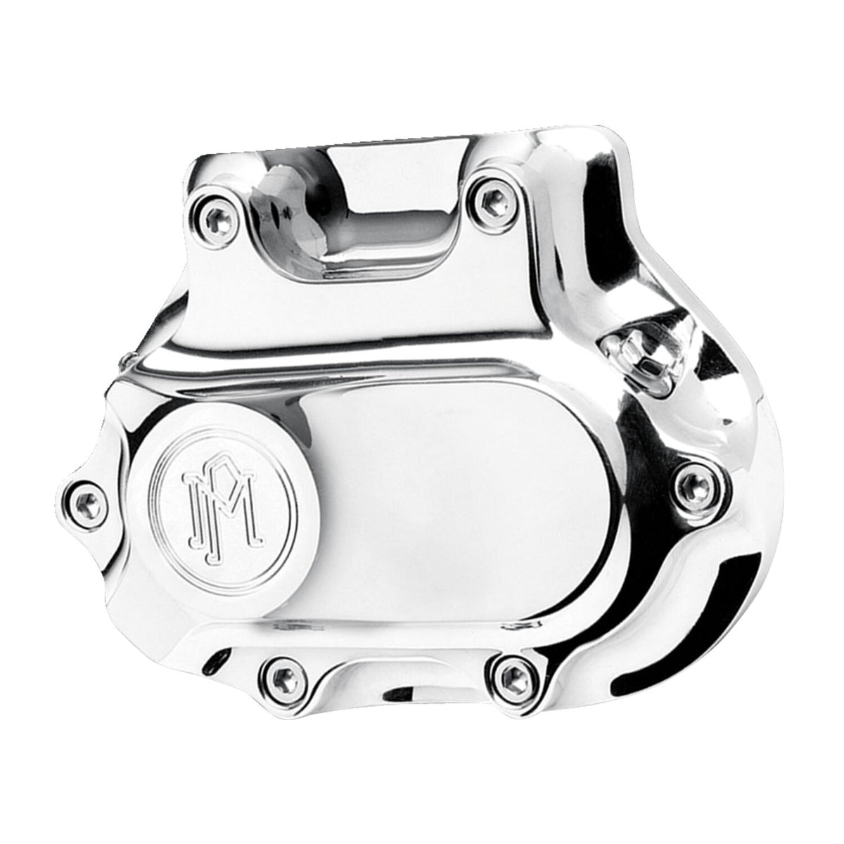 Performance Machine Transmission end cover Smooth hydraulic - Chrome