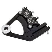 Performance Machine 4-piston one-piece caliper/bracket rear - Black CC