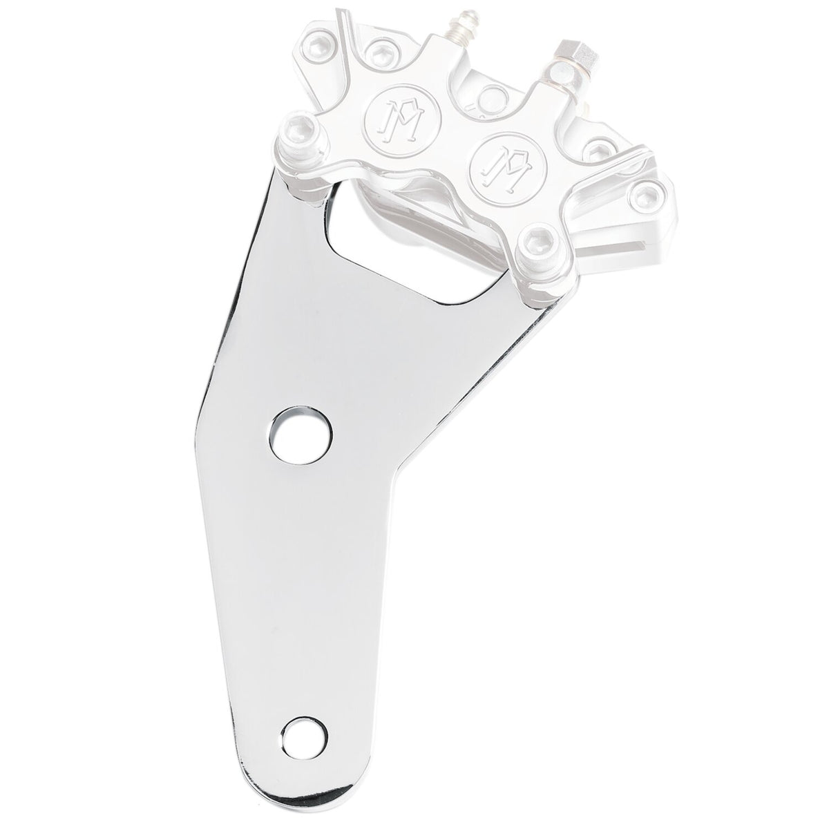 Performance Machine Rear 4-p caliper bracket 10" - Chrome