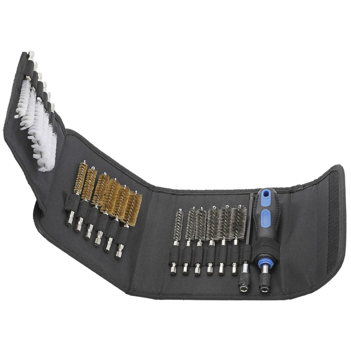 Sonic wire brush set - Steel / Brass / Nylon