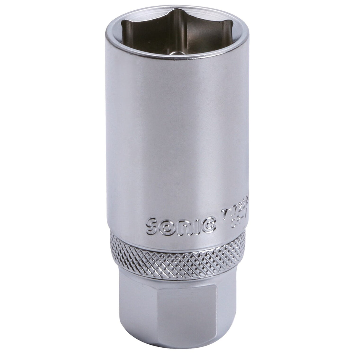 Sonic spark plug socket with clip - 21mm