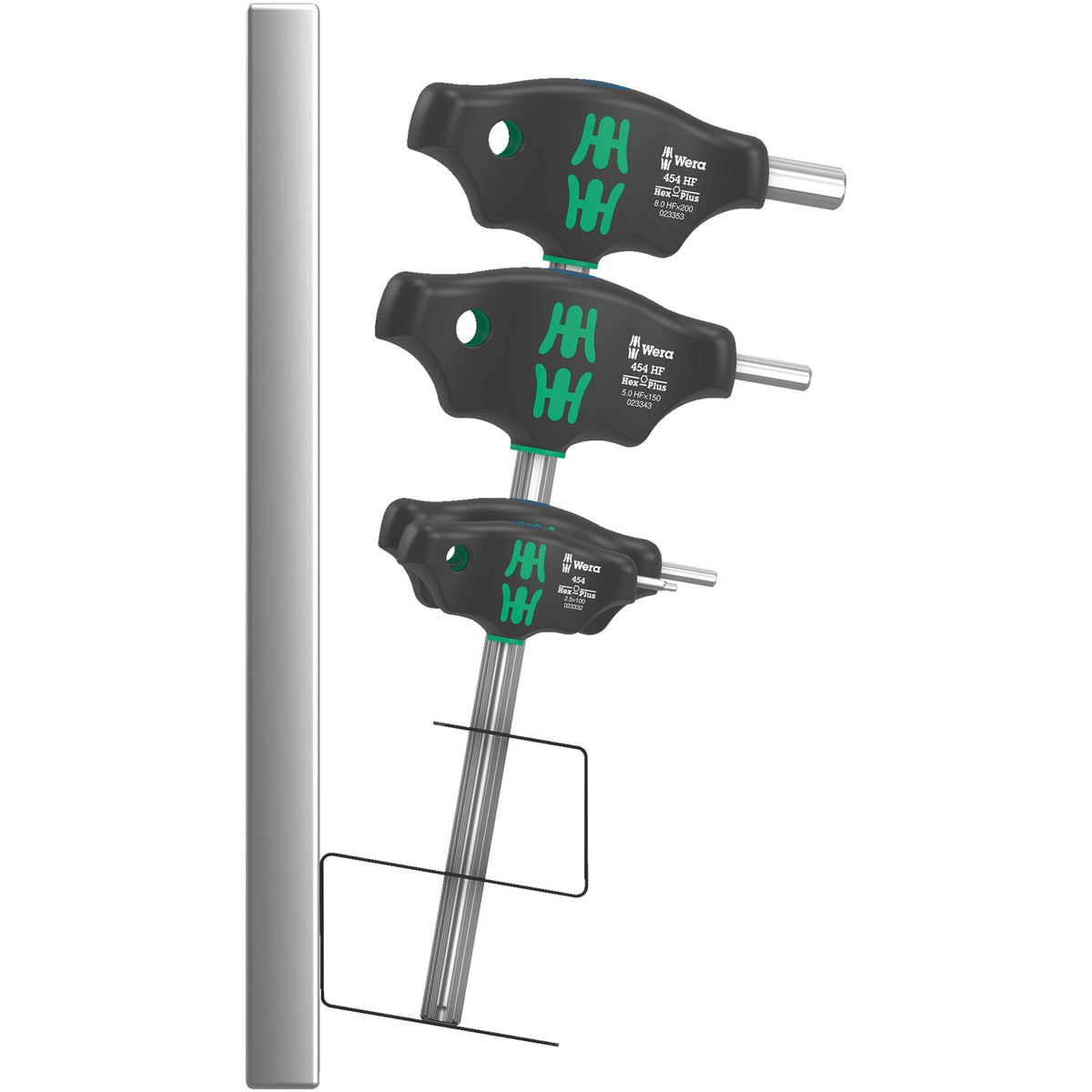 Wera screwdriver set T-handle Hex plus metric 7 pieces