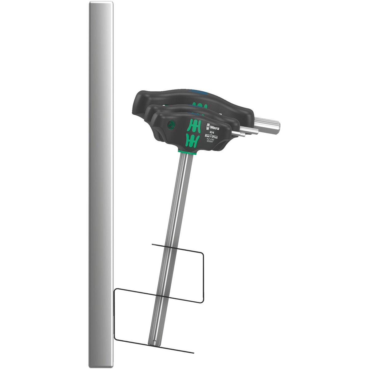 Wera screwdriver set T-handle Hex plus inches 7 pieces