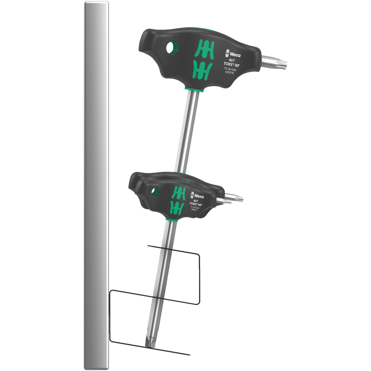 Wera screwdriver set T-handle Hex plus torx 7 pieces