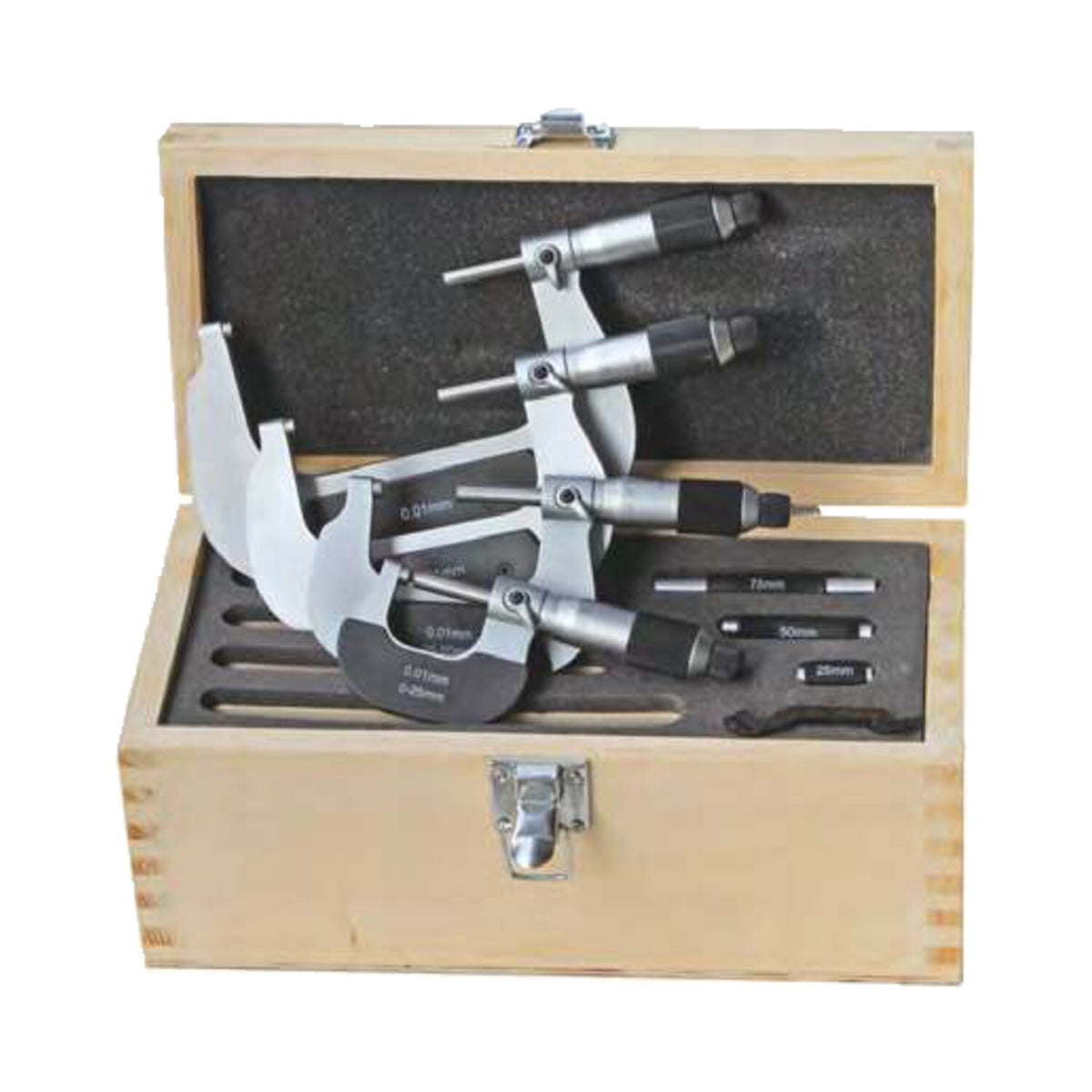 MIB outside micrometer set DIN 863 - 0-100mm