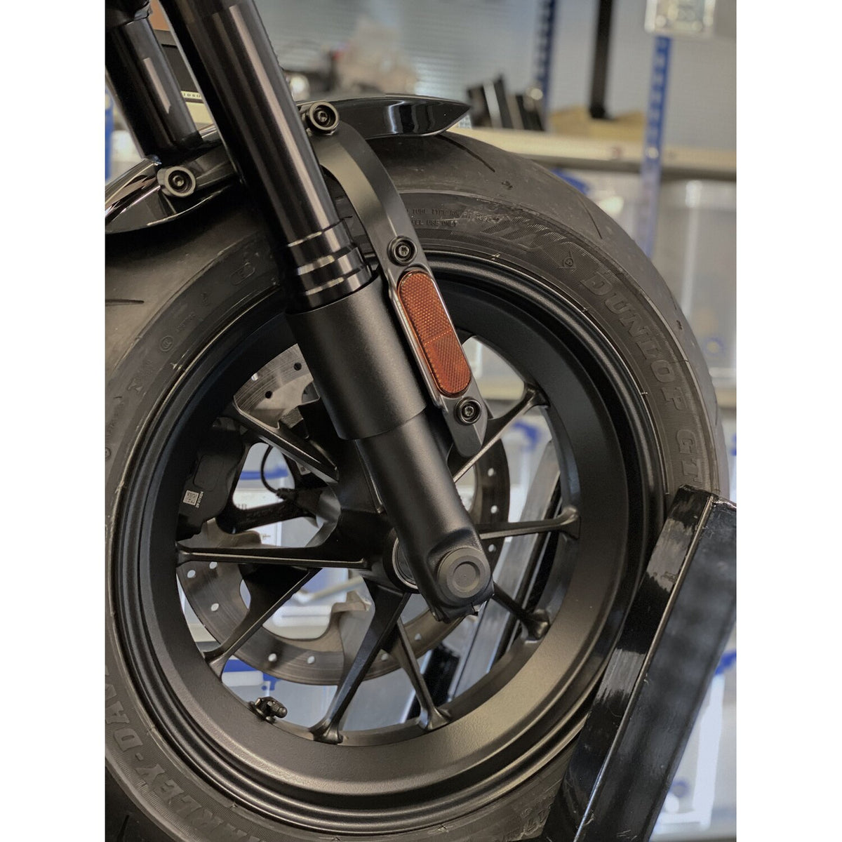 Killer Custom Sportster S lower fork covers