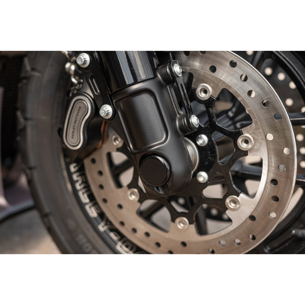 Killer Custom front axle cover set - Gloss black