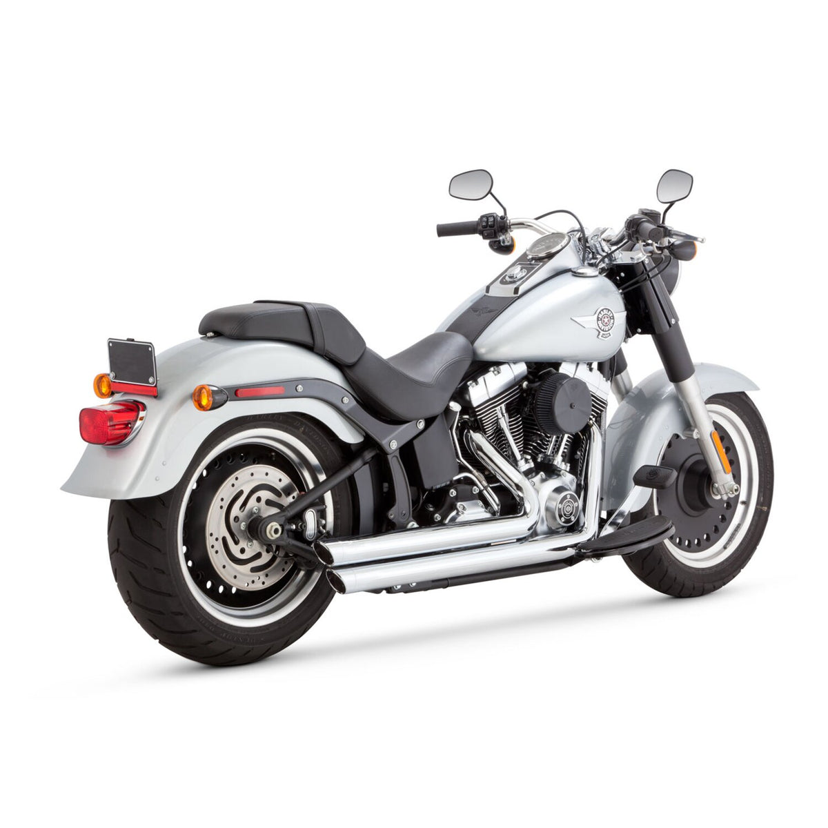 Vance & Hines 2-1/2" bigshots staggered PCX exhaust - chrome