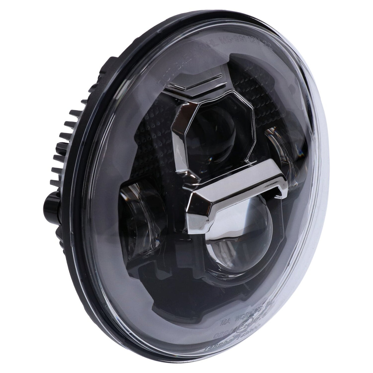 MCS Bright 7" LED headlamp unit - Black
