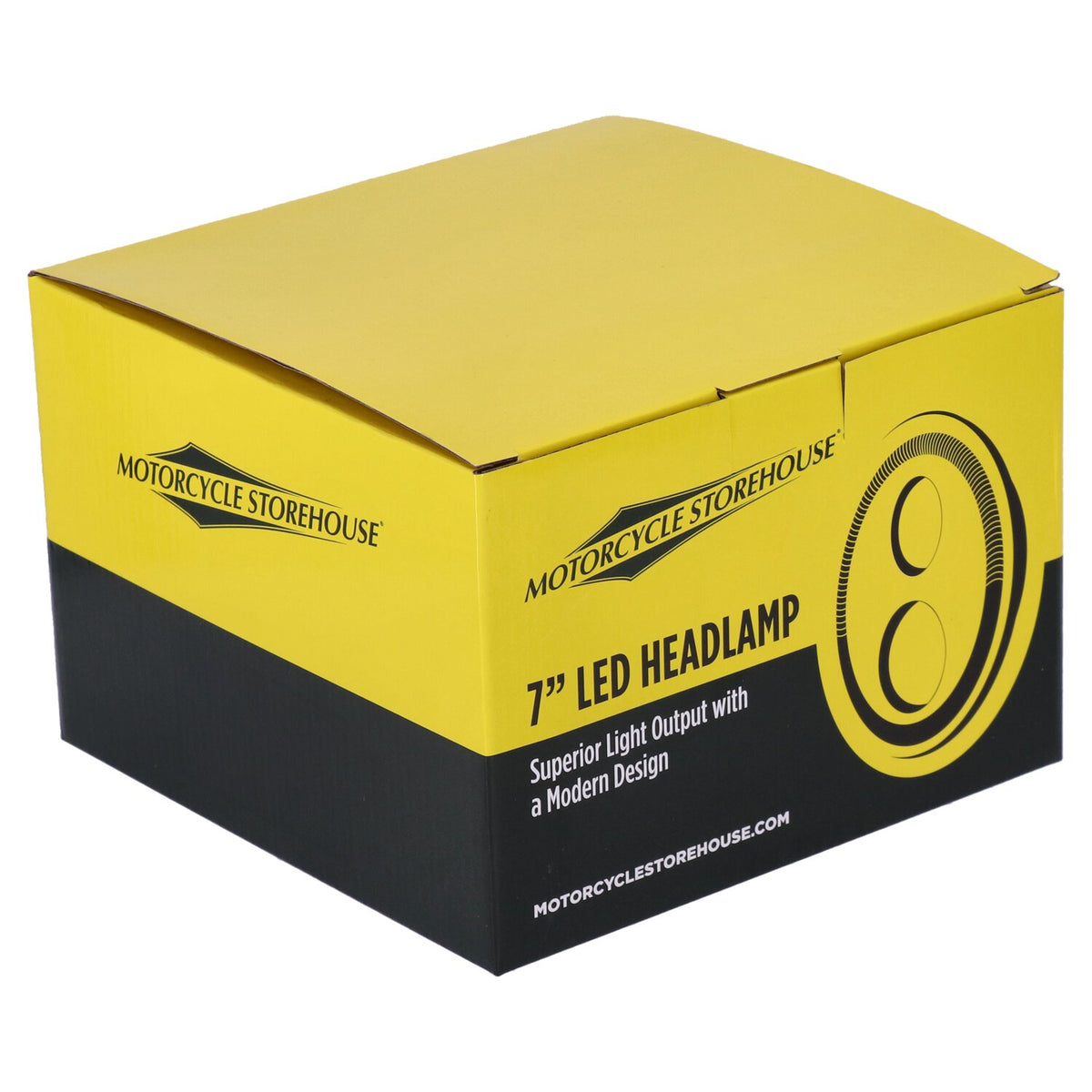 MCS Bright 7" LED headlamp unit - Black