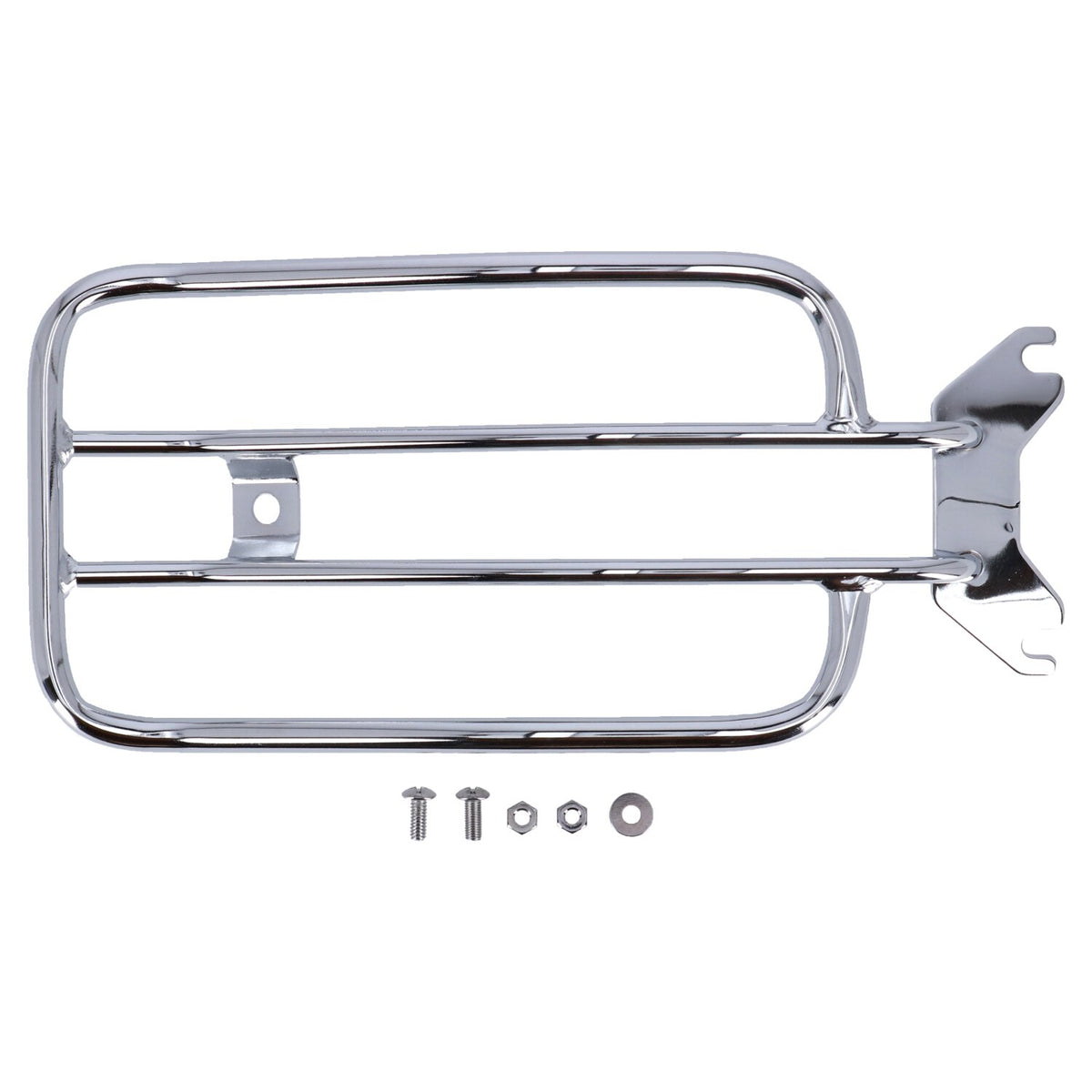 MCS Solo seat luggage rack 7" - Chrome