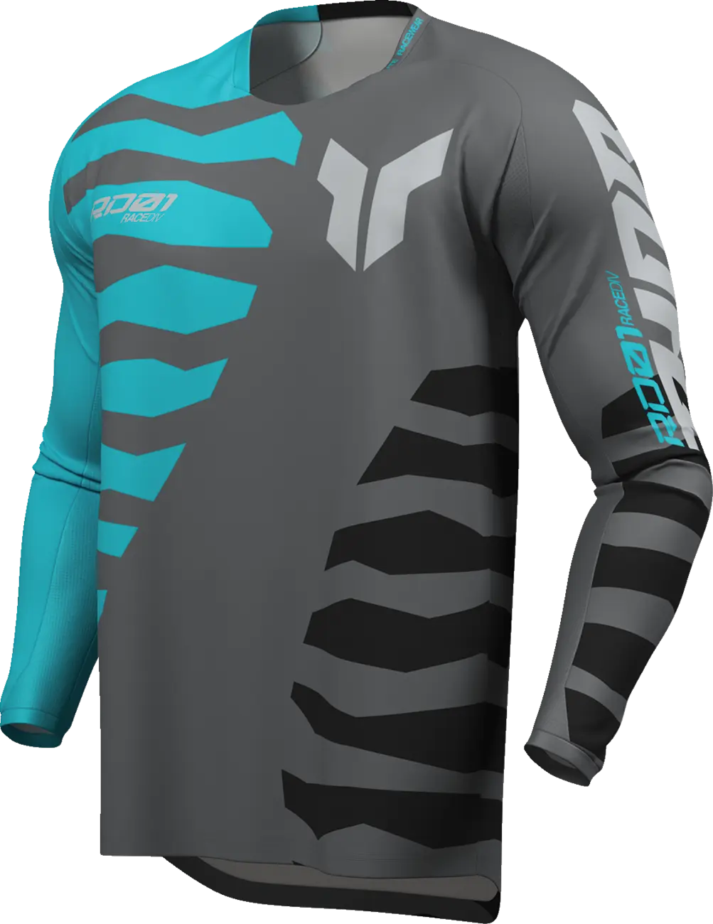 Thor Launchmode Shredder Jersey Charcoal/Aqua