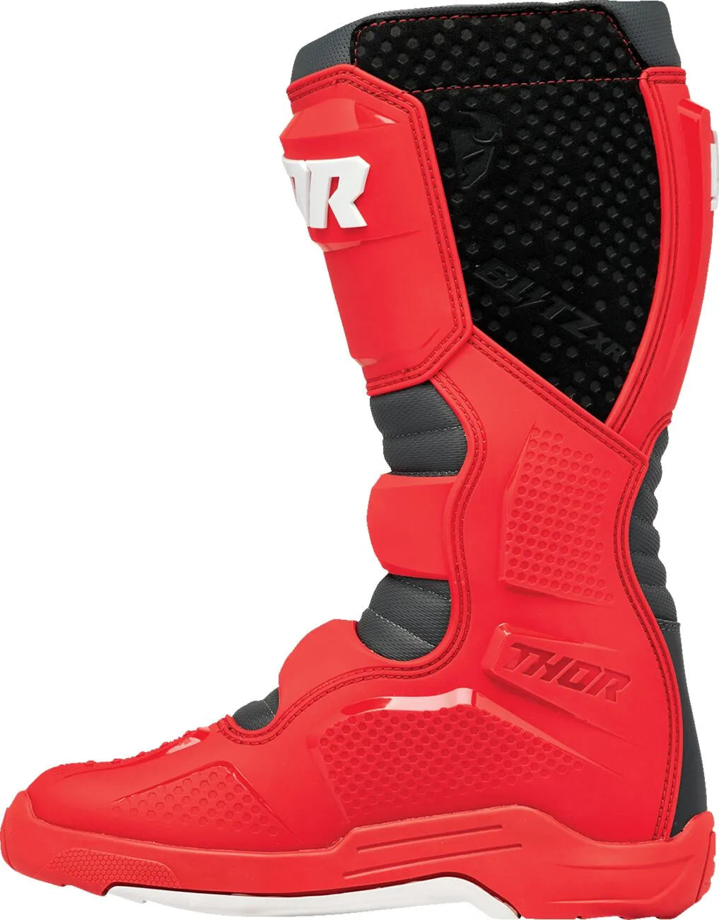 Thor Blitz XR Boots Red Charcoal