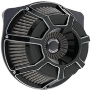 Arlen Ness inverted air cleaner kit 'Beveled' - Black CC