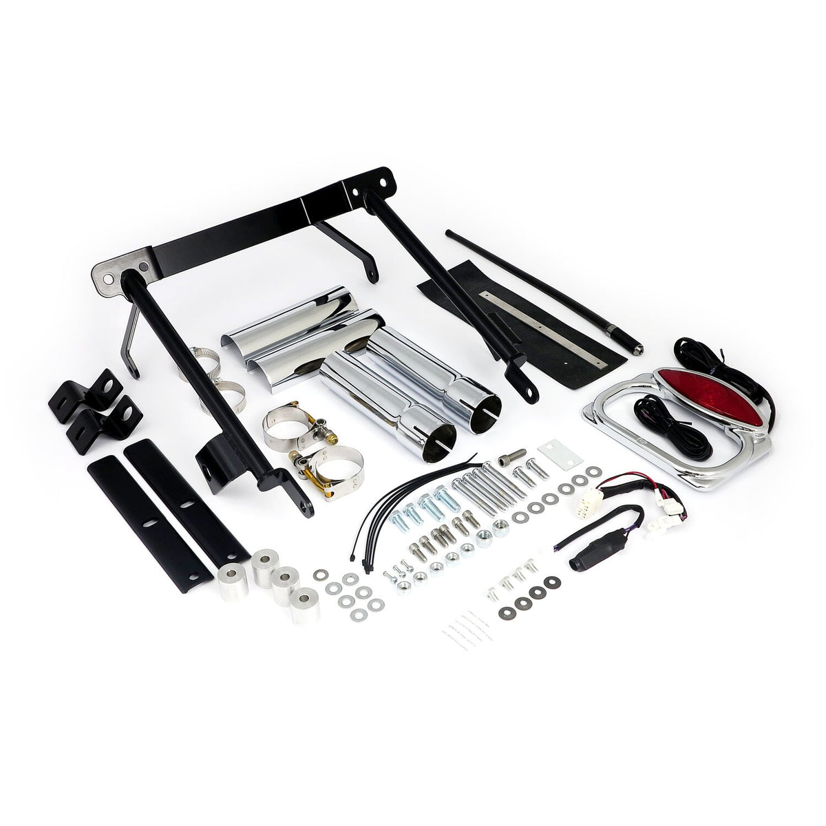 Arlen Ness 'Down-n-Out' stretched fender kit - No cut-out