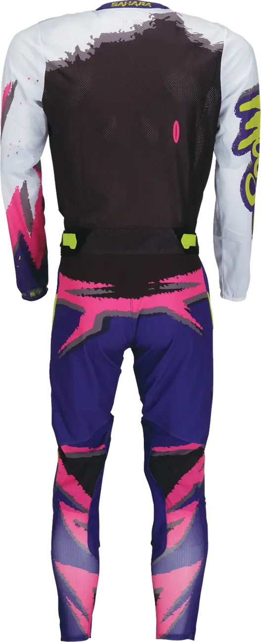 Moose Offroad Sahara LE Jersey White/Black/Purple