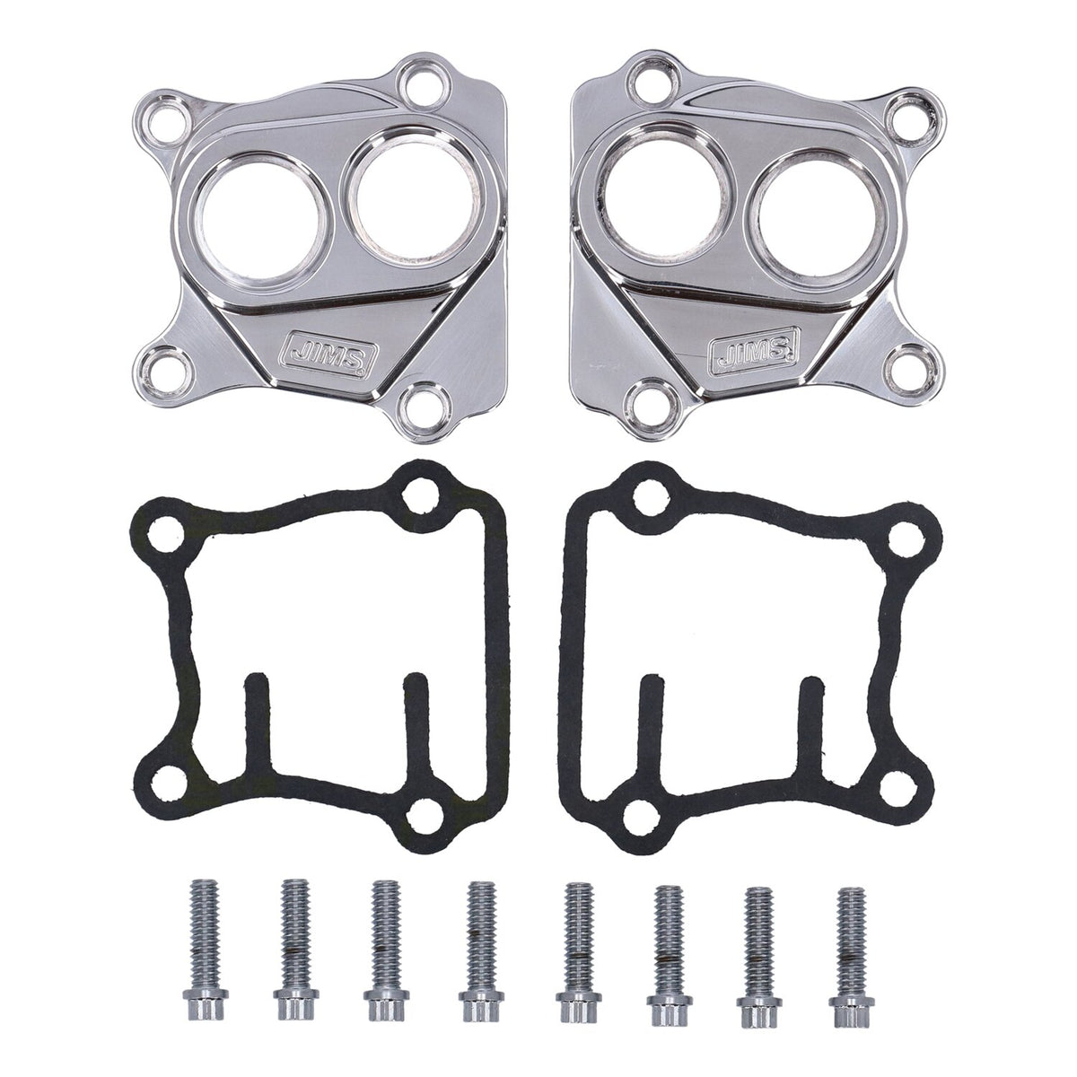 JIMS Twin Cam billet tappet cover set - Polished