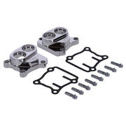 JIMS Twin Cam billet tappet cover set - Polished