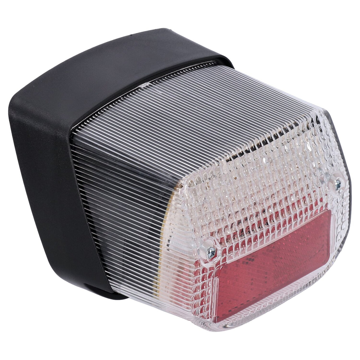 MCS Emgo LED taillight - Clear lens/red reflector