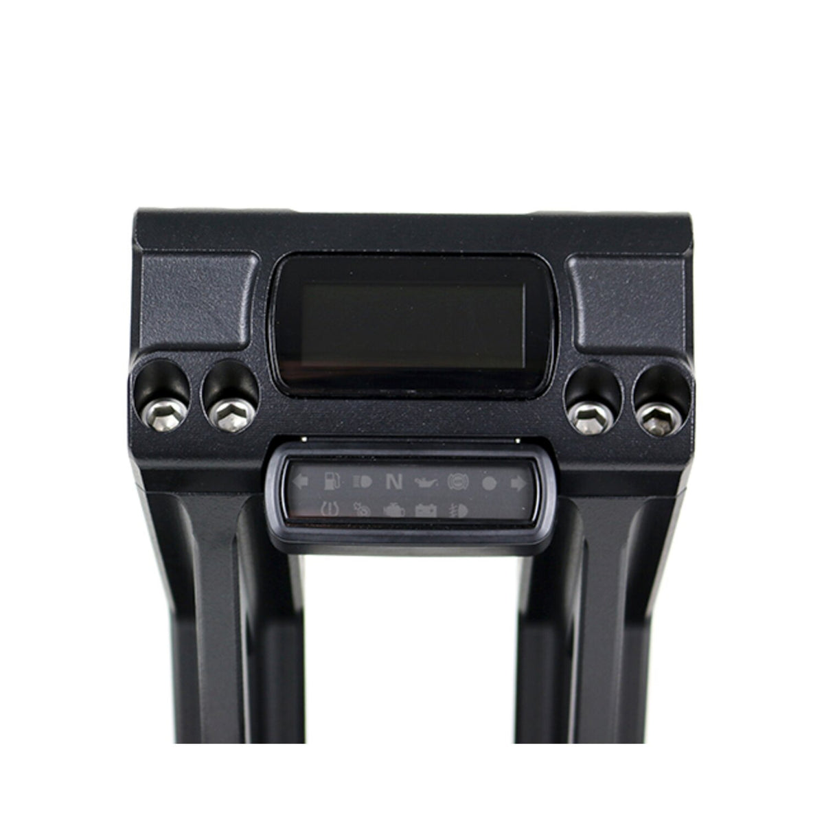 Kodlin Fastback risers for OEM digital speedo - 10" - Black