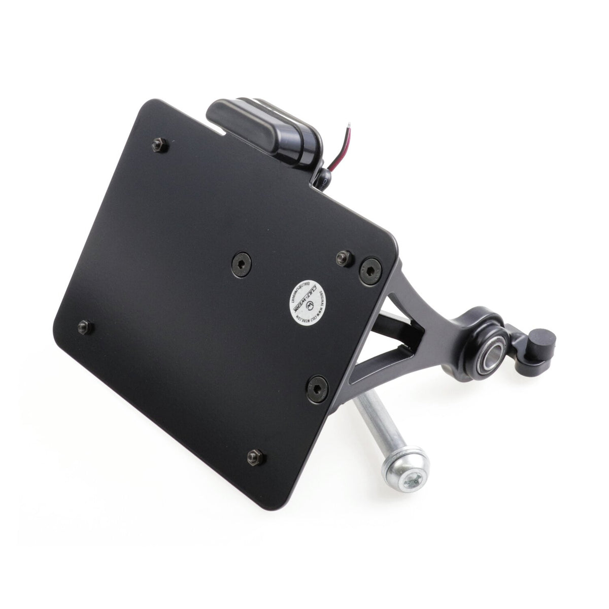 Cult-Werk side mount license plate bracket black - Switzerl