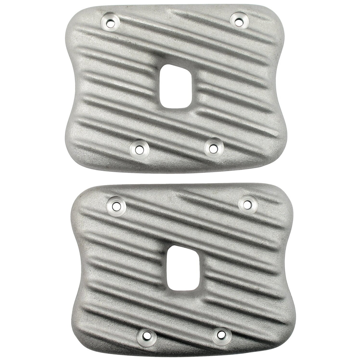 EMD Sportster Ribster rocker cover set - Raw