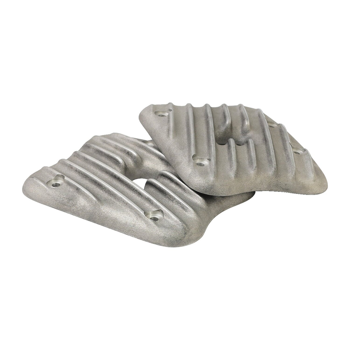 EMD Sportster Ribster rocker cover set - Semi-Polished - 2 stk