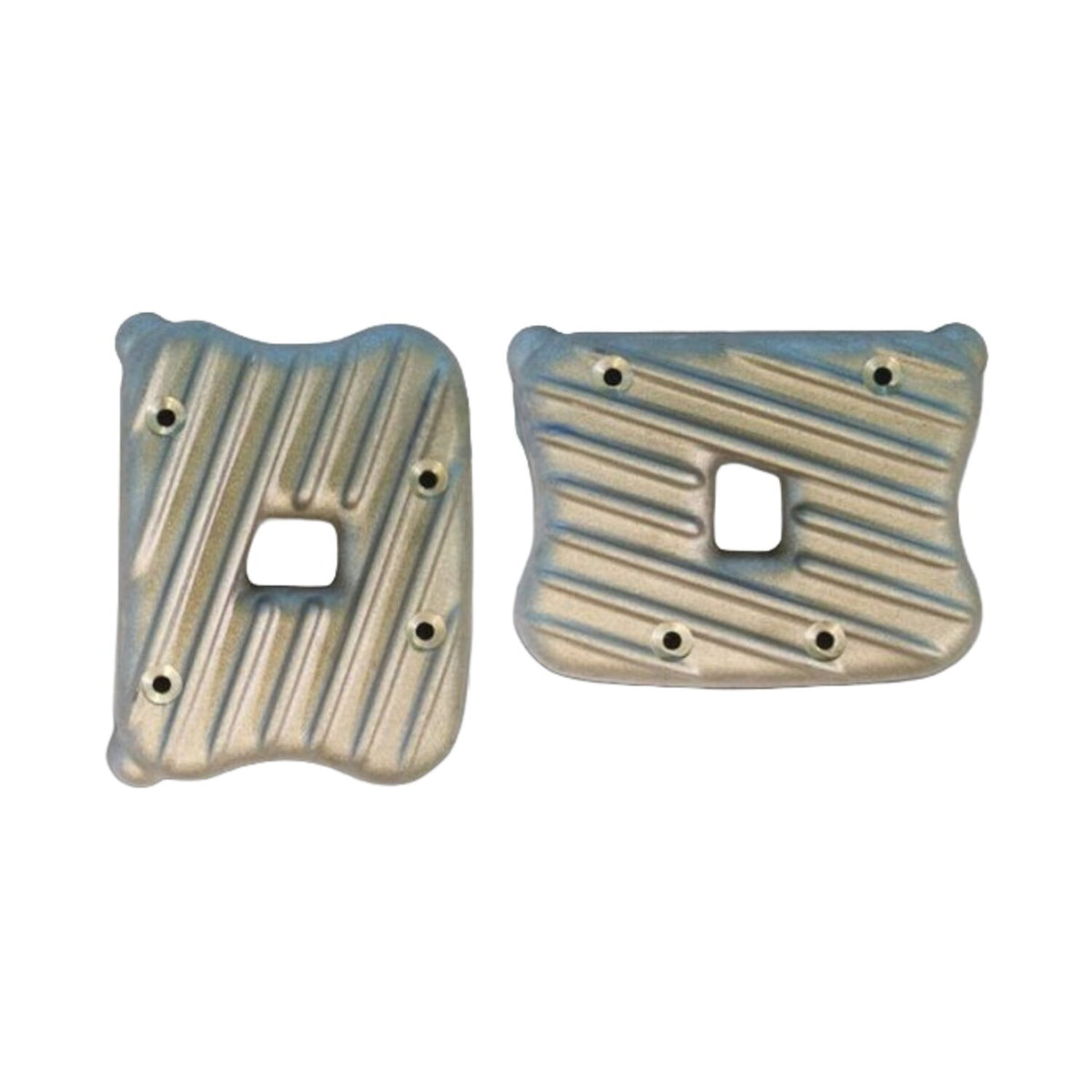 EMD Sportster Ribster rocker cover set - Raw