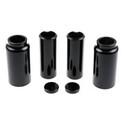 Cult-Werk 6-piece fork tube cover kit long - Gloss black