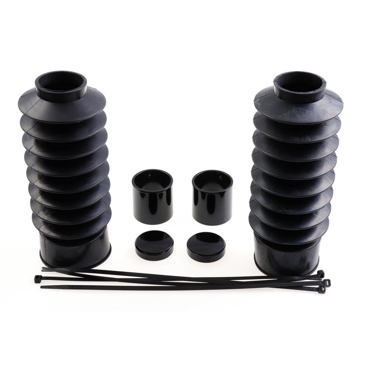 Cult-Werk 6-piece fork tube cover kit short - Gloss black