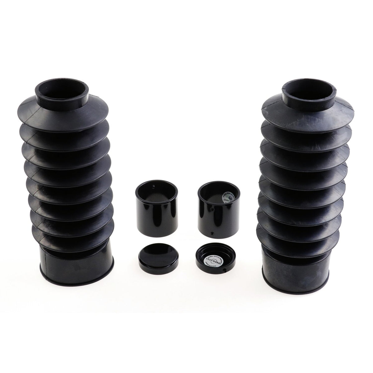 Cult-Werk 6-piece fork tube cover kit short - Gloss black