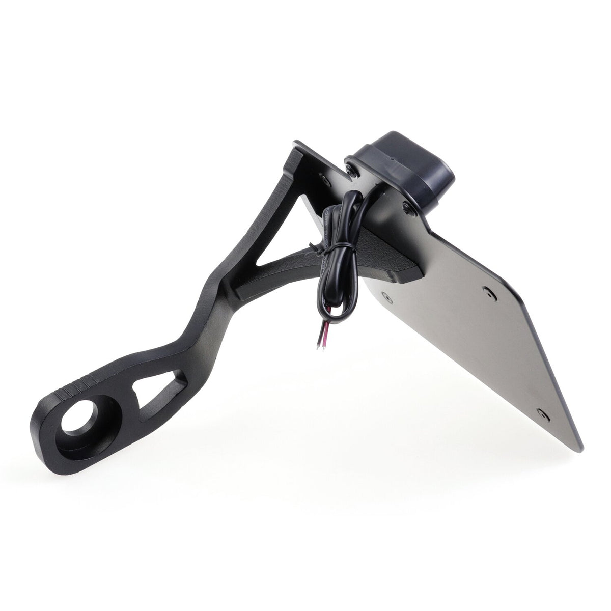 Cult-Werk side mount license plate bracket black - CH
