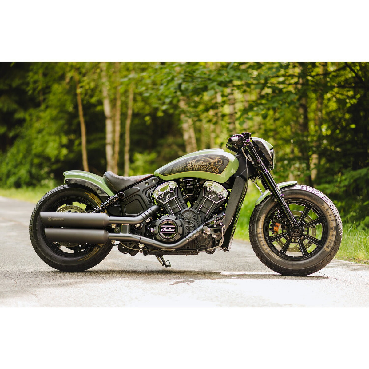 Cult-Werk rear shock mount covers - Black - 4 stk