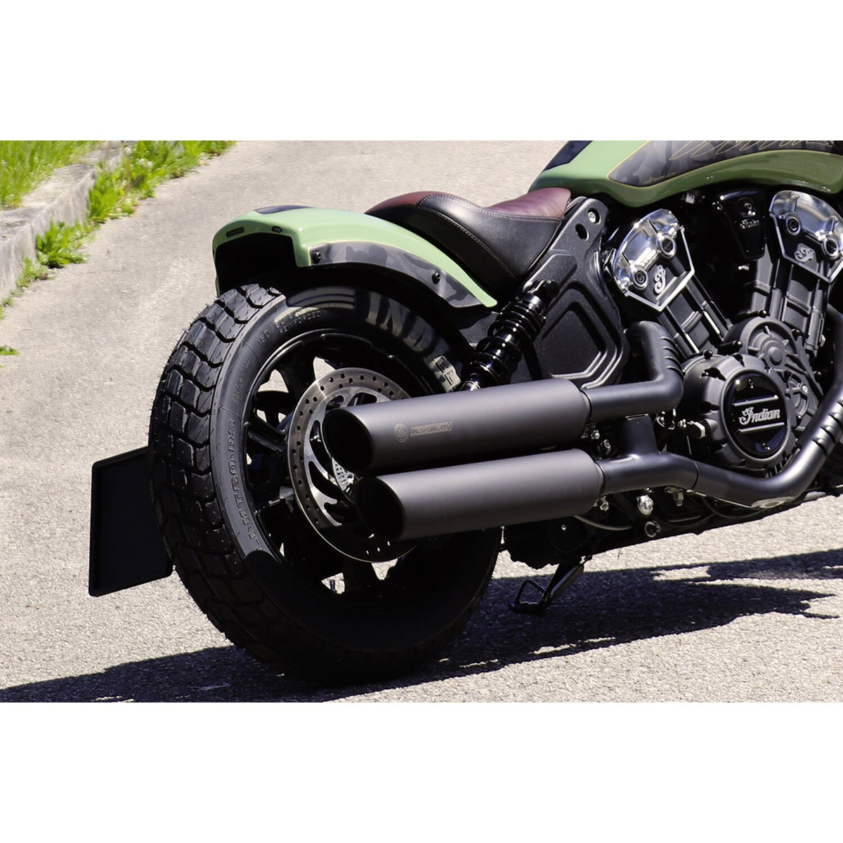 Cult-Werk rear fender 'Bobber' - Gloss black