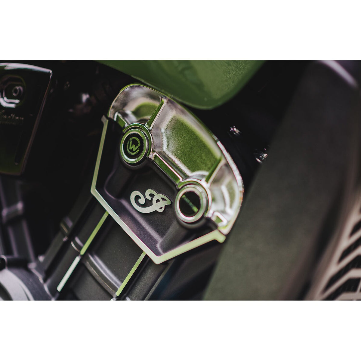 Cult-Werk camshaft cover set - Gloss black - 4 stk