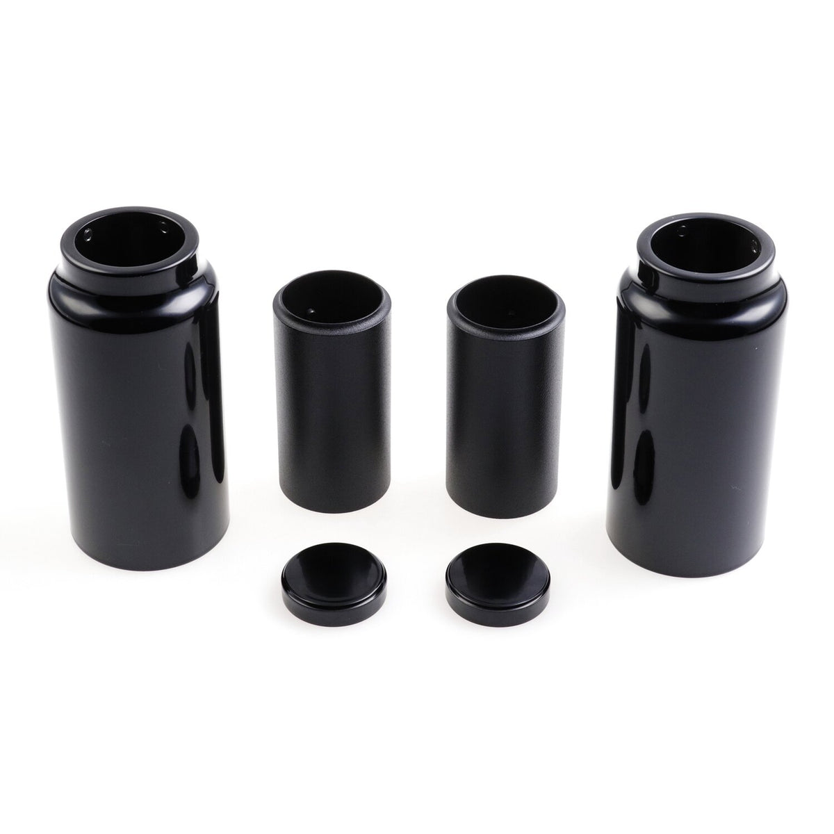 Cult-Werk 6-piece fork tube cover kit Medium - Gloss black