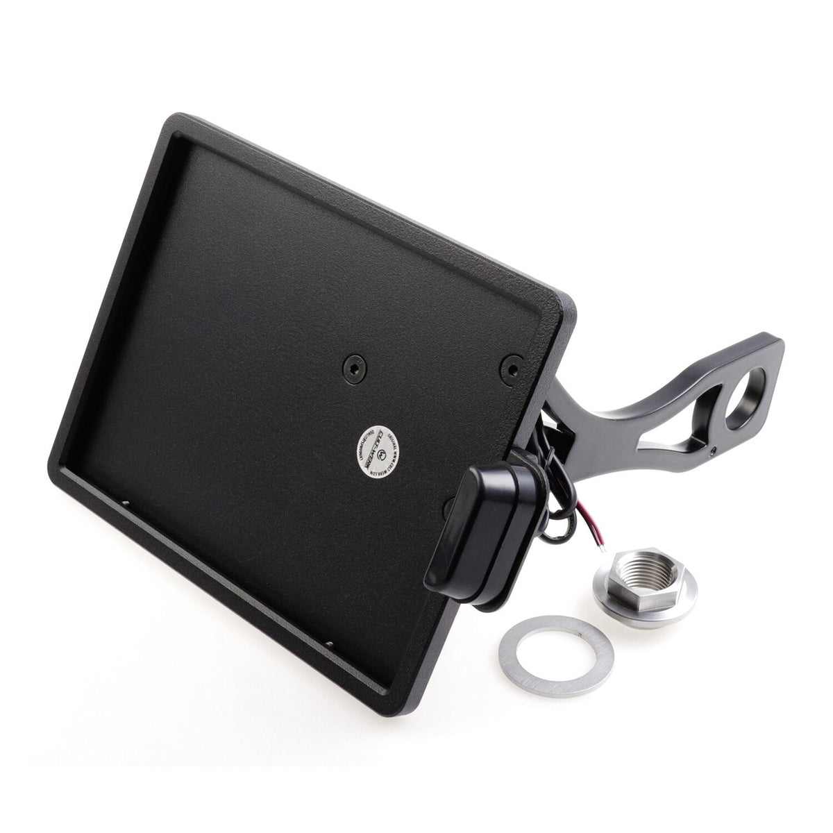 Cult-Werk side mount license plate bracket - Black - Austria