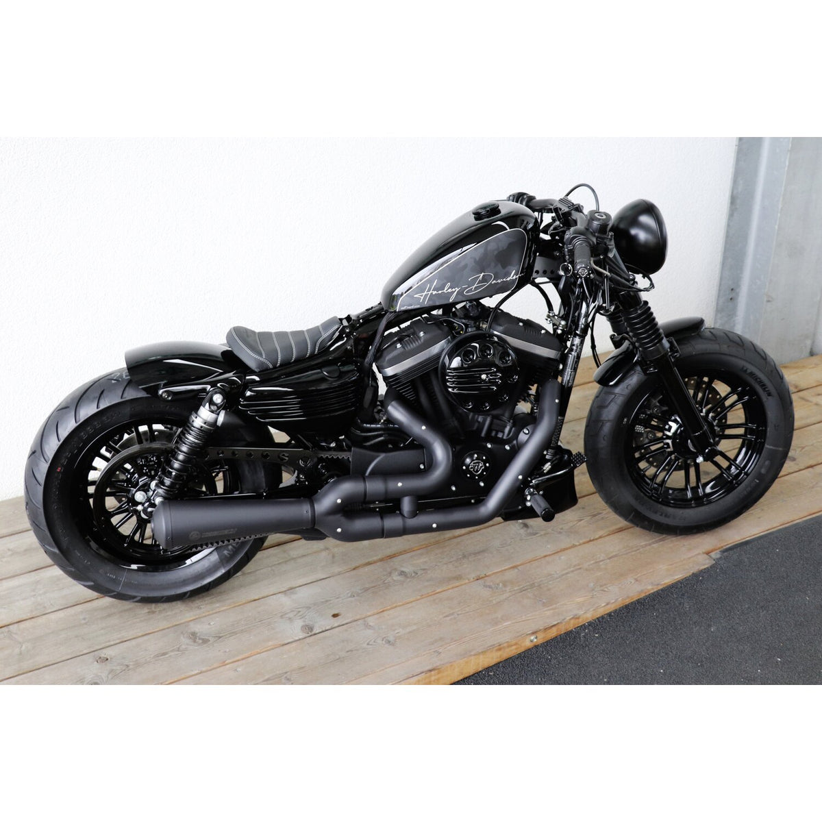 Cult-Werk XL Sportster rear fender 'Low' - Gloss black