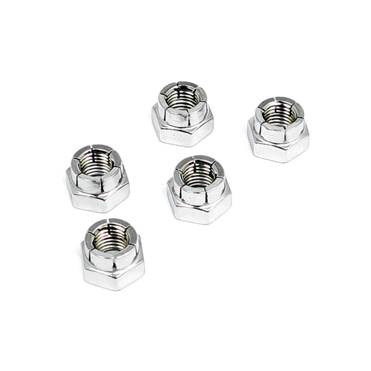 Gardner-Westcott Locknut chrome (flexlock) 3/8-24 - 5 stk