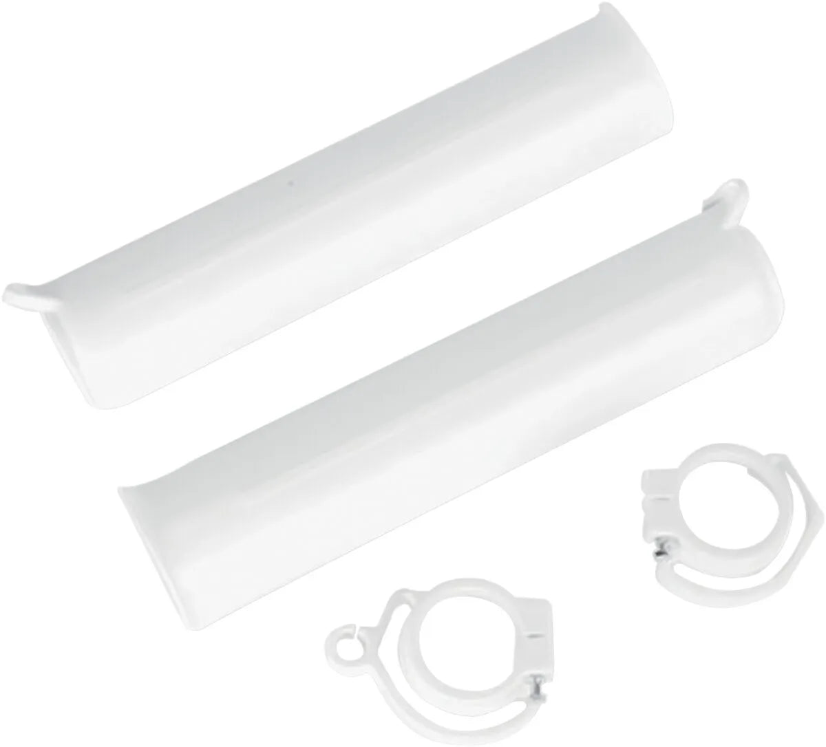 UFO Fork Tube Protectors White