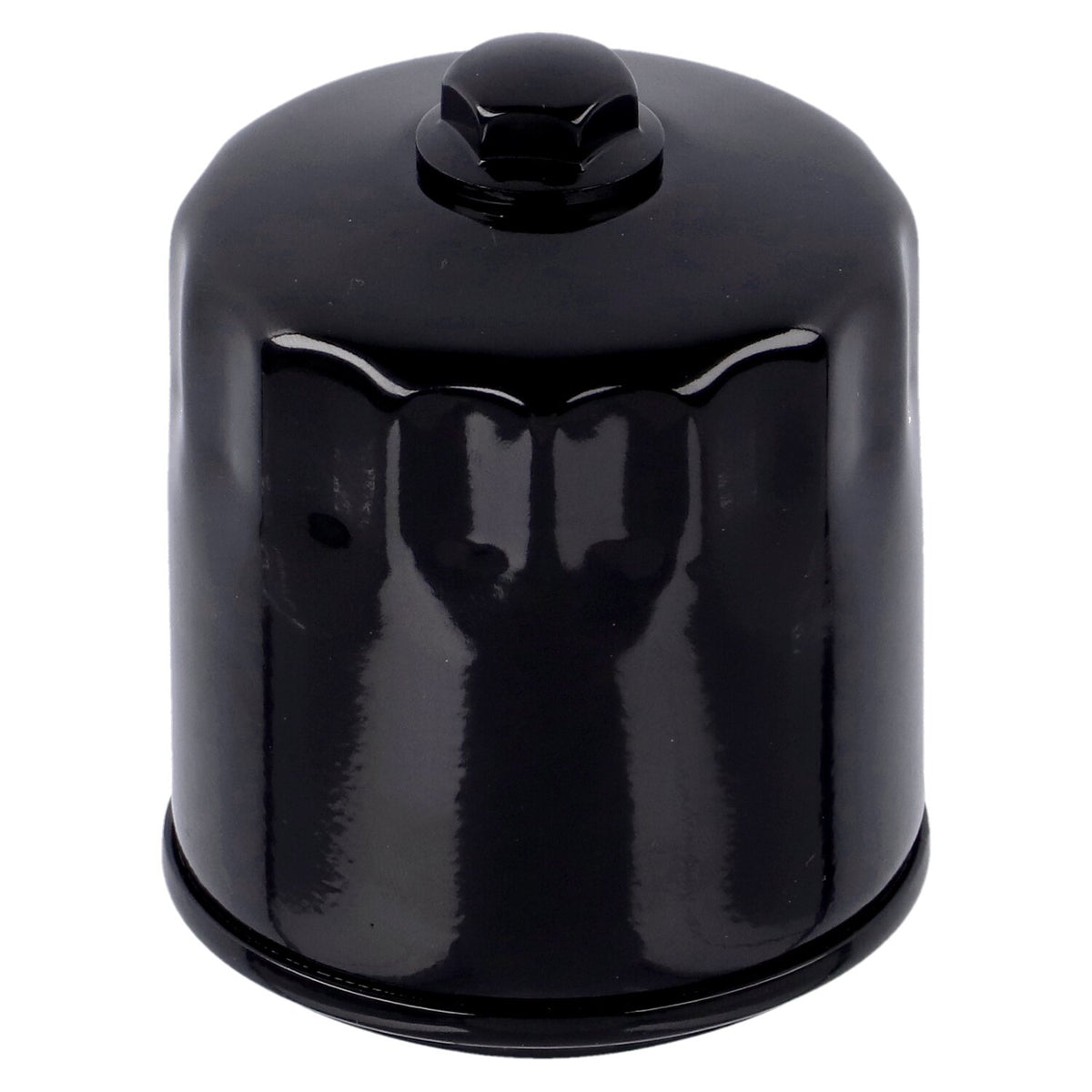 MCS spin-on oil filter with top nut - Black