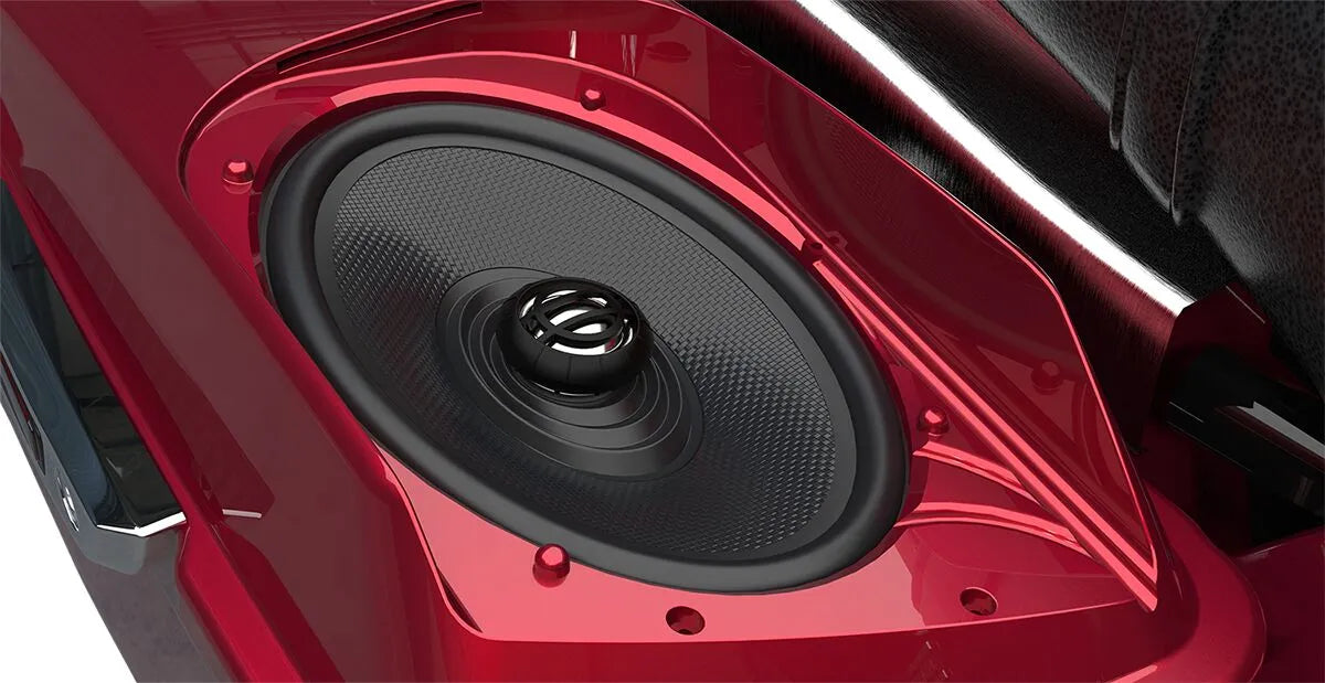 Hogtunes Saddlebag Lid Kit With 6x9 Speakers