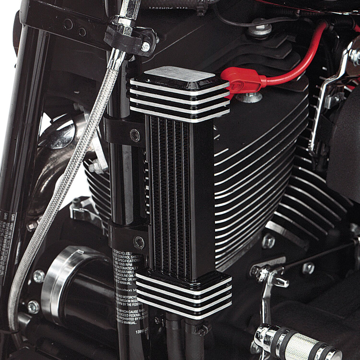 Jagg oil cooler kit - Vertical mount 6 row Deluxe