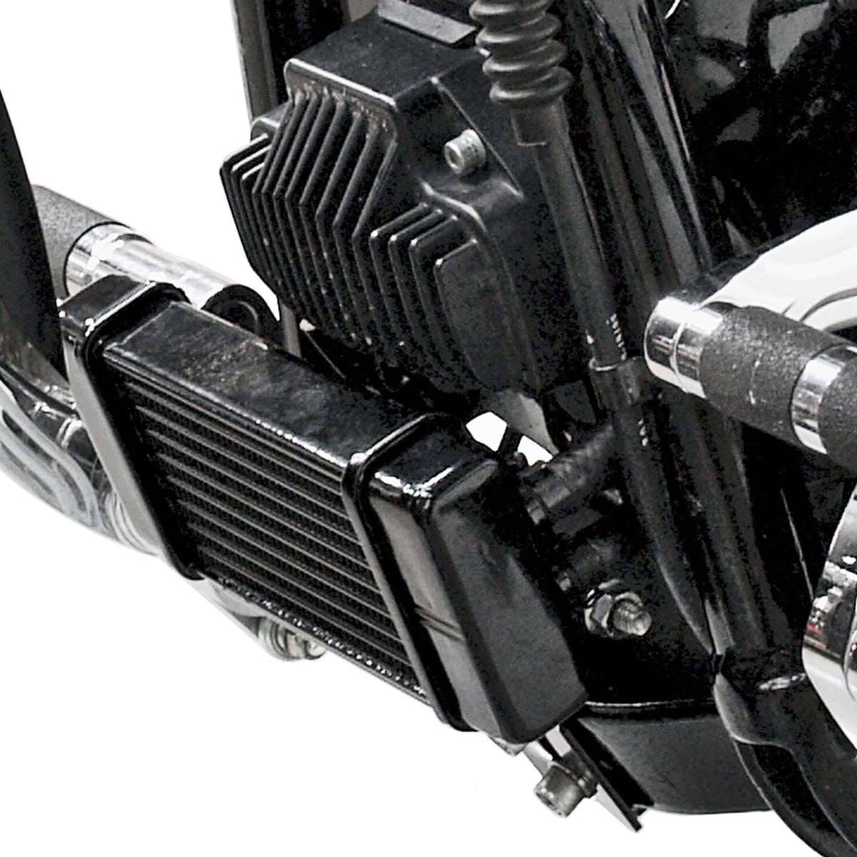 Jagg oil cooler kit - Low mount - Horizontal - 10 row