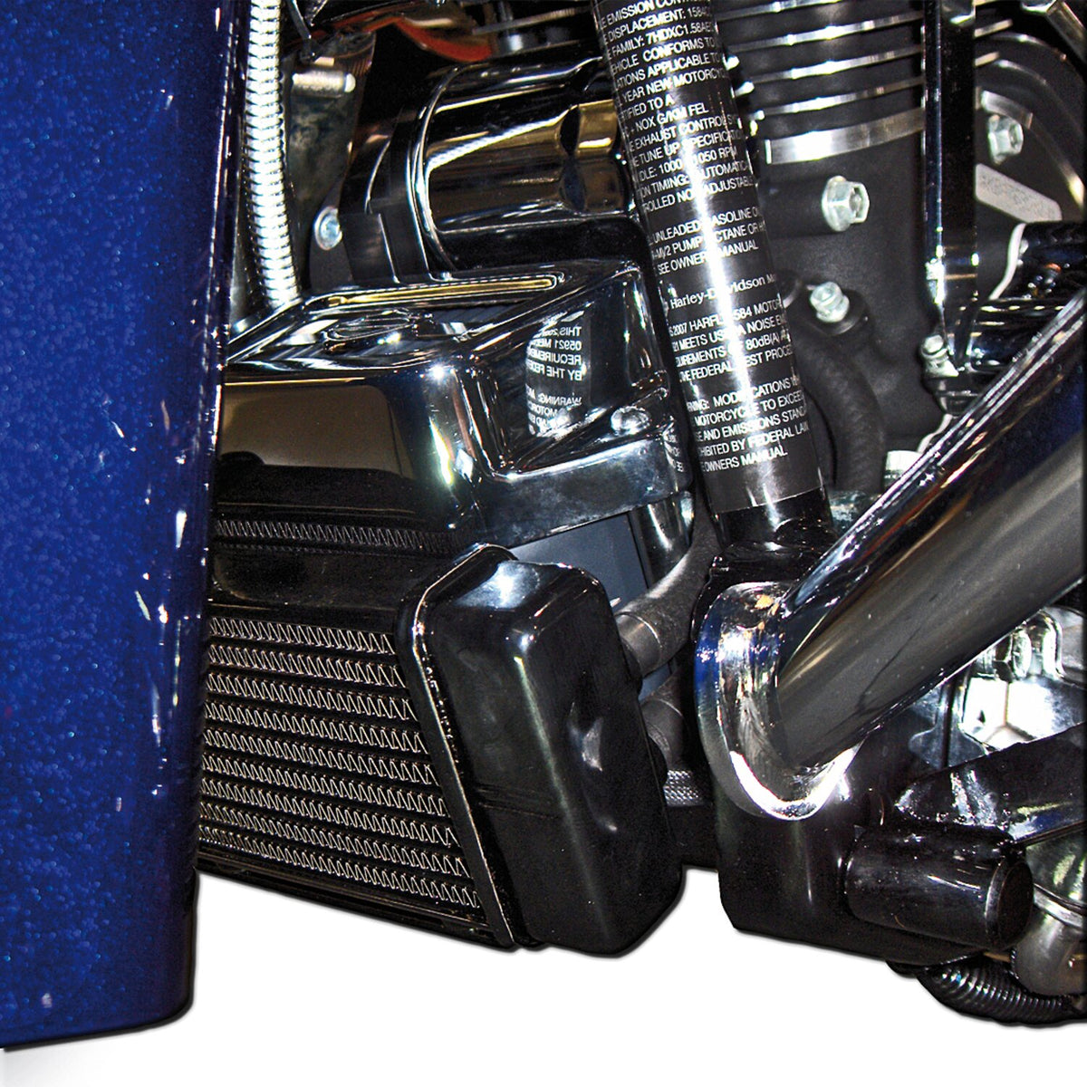 Jagg oil cooler kit - Low mount - Horizontal - 10 row