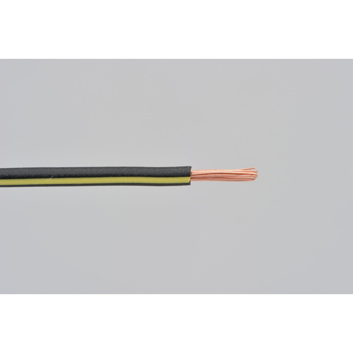 MCS Electrical wire - 2 meter 0.75sq - Black/yellow