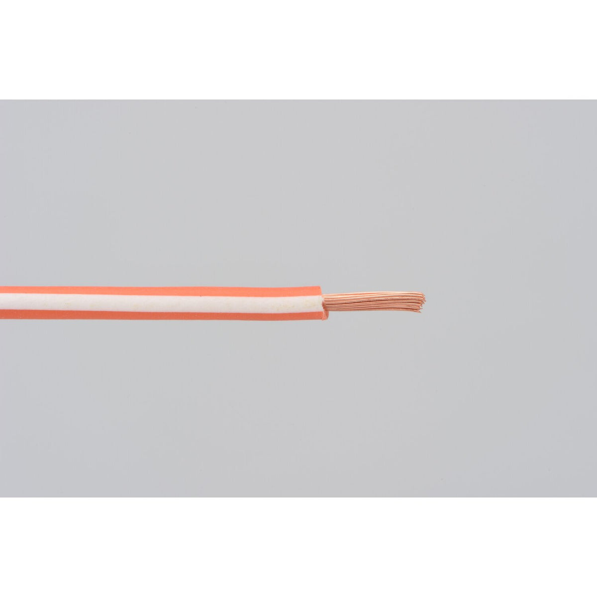 MCS Electrical wire - 2 meter 0.75sq - orange/white