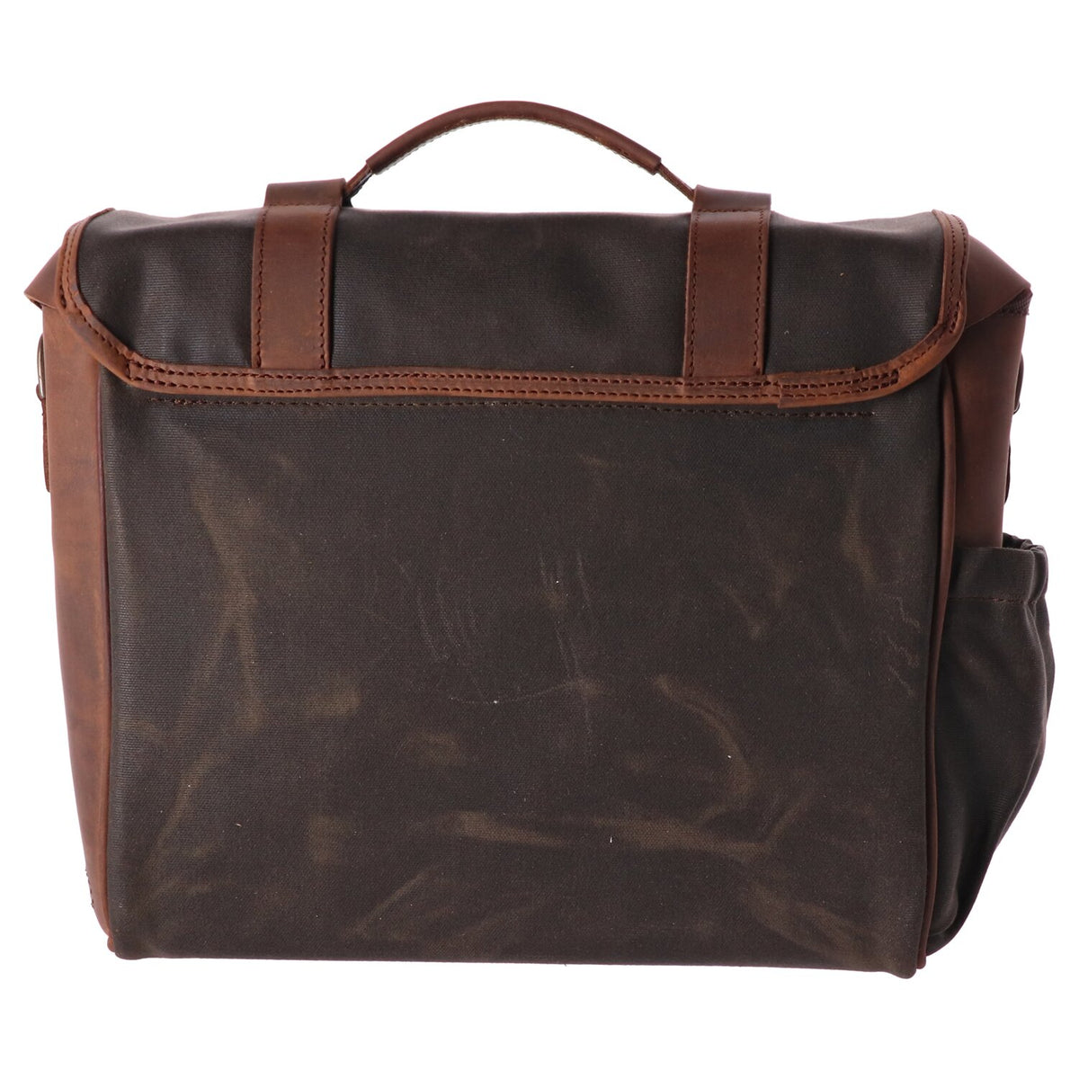 Longride click-on Classic saddlebag waxed cotton - Khaki